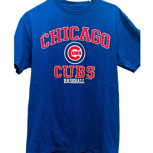 Chicago Cubs MLB Official Team Apparel Large Graphic T-Shirt Men’s Medium - Picture 1 of 3